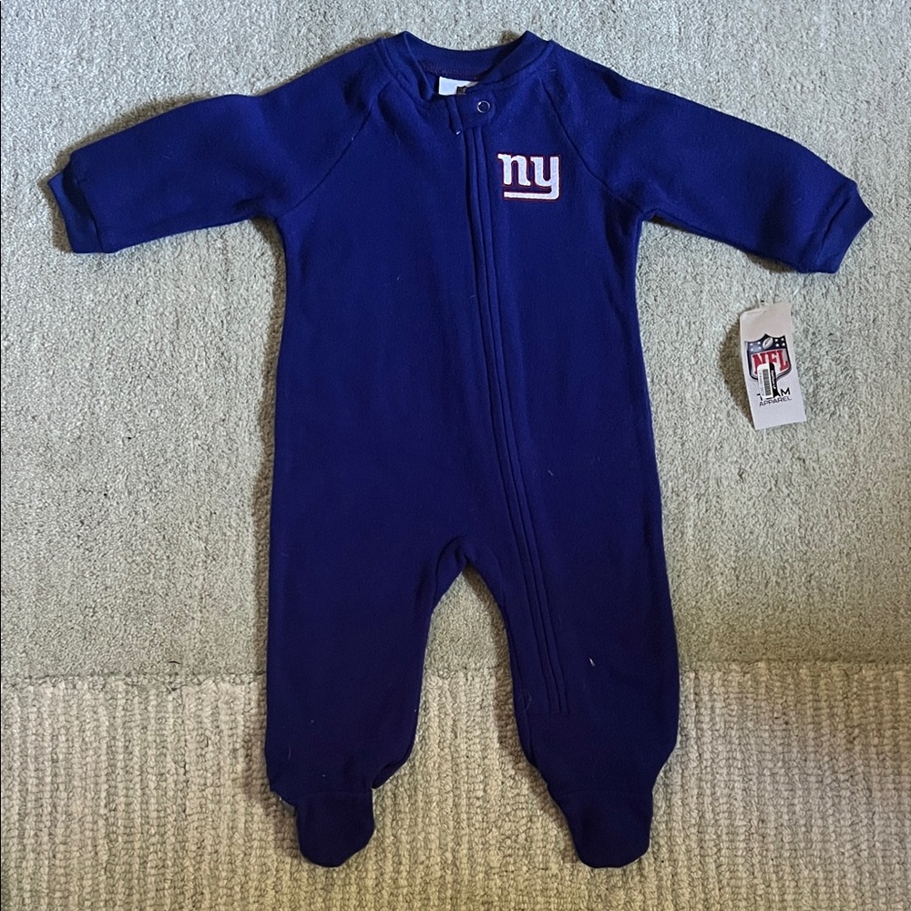 NFL Kids One Piece Footie - Deep Blue